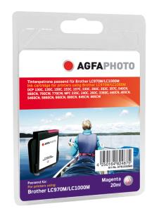 Inkjet Cartridge Magenta Include Chip (apb1000md)                                                    magenta rebuilt blister 11ml