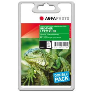 Compatible Inkjet Cartridge - Double Pack Black 2x1200 Pages 2x28ml (lc127xl) 2x1200pages 2x28ml