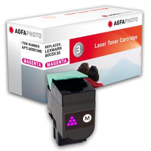 Toner Cartridge Magenta 4000 Pages (aptl800x3me)                                                     magenta rebuilt 4000pages