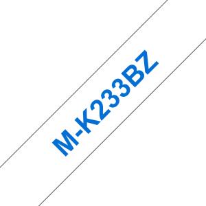 M-tape 12mm Blue On White (m-k233)                                                                   tape 8m non-laminated