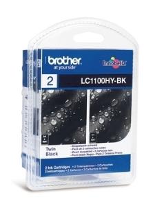 Ink Cartridge - Lc1100hybk - High Capacity - 900 Pages - Black - Ttwin Pack HC 2x900pages blister