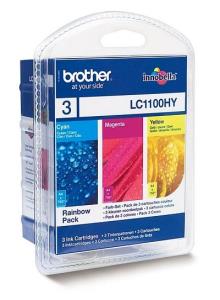 Ink Cartridge - Lc1100hyrb - High Capacity - Rainbow Pack 3x750pages blister