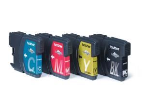 Ink Cartridge - Lc1100 - Multipack - Colour 325 Pages Black 450 Pages - Black / Cyan / Magenta / Yellow 1x450/3x325pages