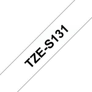 Tape Tz Series 12mm Black On Clear Industrial (tze-s131)                                             tape 8m laminated