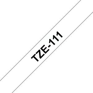 Tape 6mm Lami Black On Clear (tze-111)                                                               tape 8m laminated