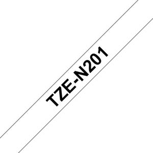 Tape 3.5mm Non Lami Black On White (tze-n201)                                                        tape 8m non-laminated