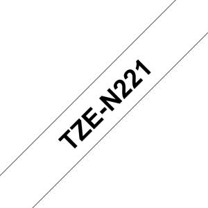 Tape 9mm Non Lami Black On White (tze-n221)                                                          tape 8m non-laminated