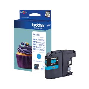 Ink Cartridge - Lc123c - 600 Pages - Cyan Seiten