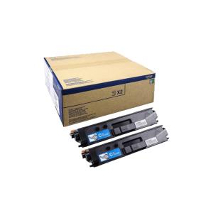 Toner Cartridge - Tn329c - 6000 Pages - Cyan - Twin Pack 2x6000pages