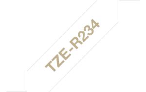 Tape Tze-rn34 12mm Ribbon Gold On Navy Blue                                                          tape 4m non adhesive