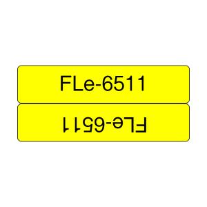 Flag Tape Black On Yellow 21x45mm                                                                    72pcs yellow/black 21x45mm