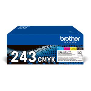 Toner Cartridge - Tn243cmyk - Value Pack - 1000 Pages - Cyan / Magenta / Yellow / Black 4x1000pages