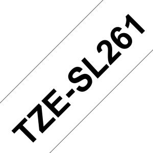 Tape Tzesl261 36mm Self-laminated Black On White tape 8m self laminating