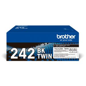 Toner Cartridge - Tn242bk - 2 X 2500 Pages - Black - Twin Pack ST 2x2500pages
