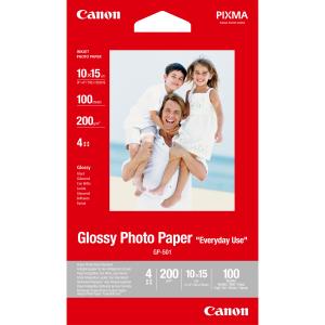 Photo Paper Glossy Gp-501 4x6 100sh sheet white GP501 200gr glossy