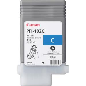 Ink Cartridge - Pfi-102c - Standard Capacity 130ml - Cyan 130ml