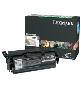 Toner Cartridge - 25k Pages - For T650/ T652/ T654 (0t650h04e) HC return label 25.000pages