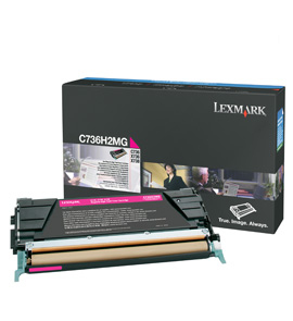 Toner Cartridge - 10k Pages - Magenta For C736/ X736/ X738 (0c736h2mg) HC 10.000pages