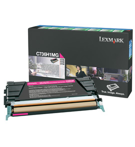 Toner Cartridge - Return Programme - 10k Pages - Magenta For C736/ X736/ X738 (0c736h1mg) HC return 10.000pages