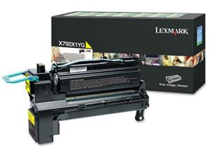 Toner Cartridge - X792 - High Yield Return Programme Extra - 20k Pages - Yellow return 20.000pages