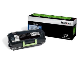 522hl Toner Cartridge Black High Yield 25.000 Pages 1-pack Return Program, For Labels return label 25.000pages