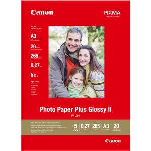 Photo Paper Plus Ii Glossy Pp-201 A3 20sh A3 (297x420mm) 20sheet white PP201 260gr