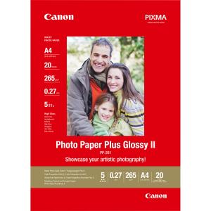 Photo Paper Plus Ii Glossy Pp-201 A4 20sh A4 (210x297mm) 20sheet white PP201 265gr