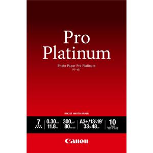 Photo Paper Pro Platinum Pt-101 A3+ 10sh (2768b018)                                                  A3+ (330x483mm) 10sheet white PT101