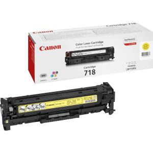 Toner Cartridge - 718 - Standard Capacity - 2900 Pages - Yellow 2900pages