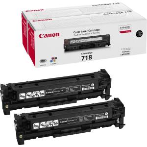 Toner Cartridge - 718 - Standard Capacity - 3.4k Pages - Black - 2pk black 2x3400pages