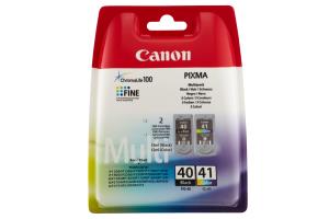Ink Cartridge - Pg-40 And Cl-41 Multipack 2 Cartridges (2) blk-col w/o SEC 329/312blister
