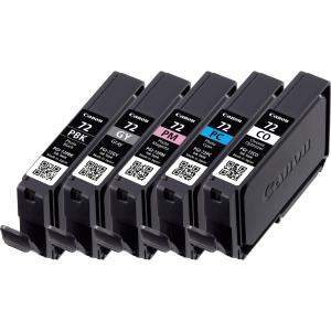 Ink Cartridge - Pgi-72 Pbk/gy/pm/pc/comulti Pack ink (5) pbk/gy/pm/pc/co w/o SEC 5x510