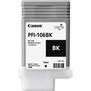 Ink Cartridge - Pfi-106bk - Standard Capacity 130ml - Black 130ml