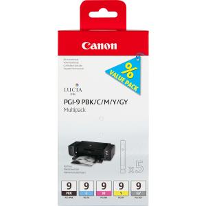 Ink Cartridge - Pgi-9 Mbk - Standard Capacity -multi Pack cmy pbk/gy w/o SEC photos blister