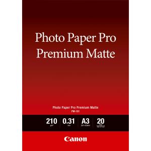 Paper/premium Pm-101 A3 Matte Photo 20sh 8657B006 20sheets 210gr matte
