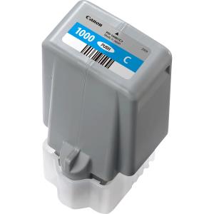 Ink Cartridge - Pfi-1000 - Standard Capacity 80ml - 5.03k Pages - Cyan 5025pages 80ml