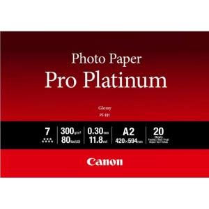 Photo Paper/pt-101 Pro Platinum A2 20sh                                                              A2 (420x594mm) 20sheet white PT101 300gr