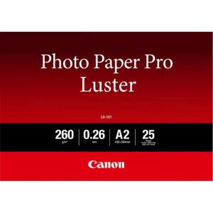 Photo Paper/lu-101 Luster A2 25sh                                                                    6211B026 25sheet glossy 260gr