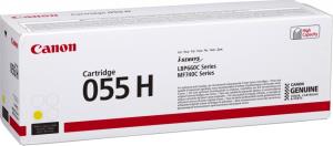 Toner Cartridge - 055 H - High Capacity - 5.9k Pages - Yellow yellow HC 5900pages