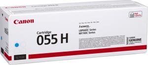 Toner Cartridge - 055 H - High Capacity - 5.9k Pages - Cyan HC 5900pages