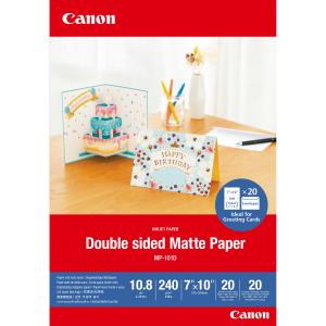 Mp-101 D 7x10 20 Sheets Double Sided Matte Paper 240 G sheet white MP101D 240gr double-sided