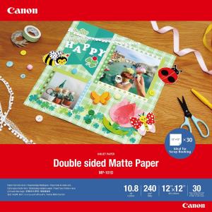 Mp-101 D 12x12 30 Sheets Double Sided Matte Paper 240 G sheet white MP101D 240gr double-sided