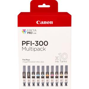 Ink Cartridge - Pfi-300 - 14.4ml - Multi Pack Multipack 10x14,4ml