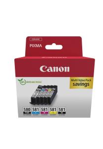 Ink/pgi-580/cli-581 Pgbk/c/m/y/bk Multi ink (5) cmyk pbk w/o SEC cardboard