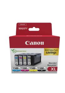 Ink Cartridge - pgi-1500xl Bk/c/m/y Multi (4) cmyk w/o SEC cardboard 1x34,7/3x12ml