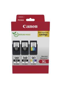 Ink Cartridge - Pg-560xlx2/cl-561xl - High Capacity - Value Pack Pixma TS TR ink (3) blk-col HC w/o SEC