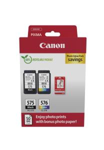 Ink Cartridge - Pg-575/cl-576 Pvp ink+photo paper (2) blk-col ST w/o SEC