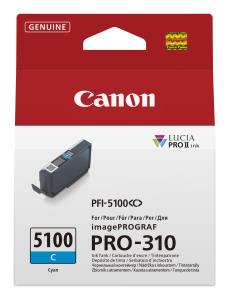 Ink Tank - Pfi-5100c - Standard Capacity - 14.4ml - Cyan 14ml