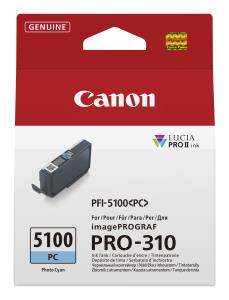 Ink Tank - Pfi-5100pc - Standard Capacity - 14.4ml - Photo Cyan photo cyan 14ml