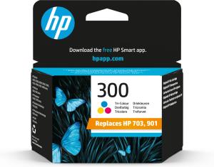 Ink Cartridge - No 300 - 165 Pages - Tri-color pages 4ml